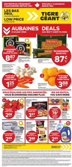 Preview of leaflet Weekly flyer / circulaire from shop Giant Tiger is valid from Aug 20, 2025