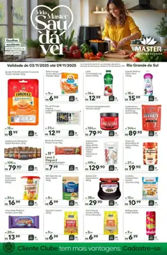 Pré-Visualização do folheto "Ofertas Saudável - RS" da loja Master válido a partir de 03/11/2025