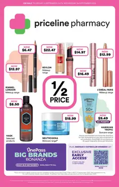 Preview of catalogue Catalogue from shop Priceline Pharmacy valid 11/09/2025