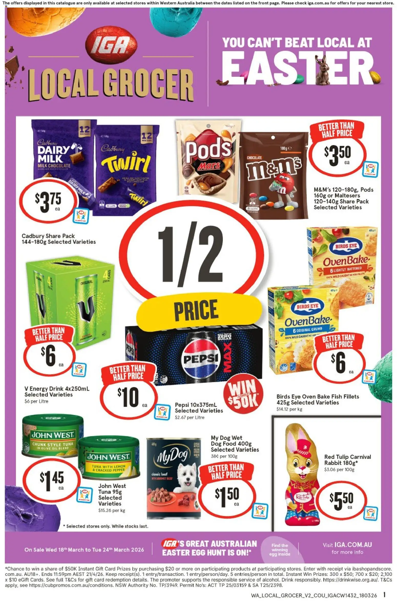 Preview of catalogue IGA Local Grocer NT/WA from shop IGA valid 18/03/2026