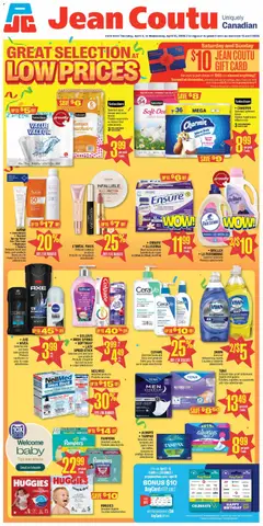 Un aperçu du dépliant Jean Coutu weekly flyer du magasin Jean Coutu est valide à partir 9 avr. 2026