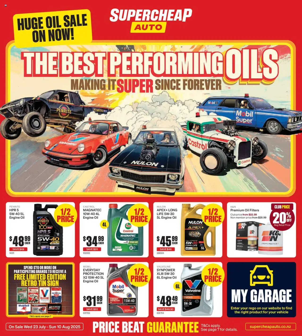 Catalogue Supercheap Auto catalogue valid from 23 Jul 2025 - page 1