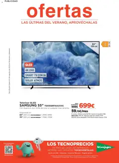 Vista previa las ofertas de la tienda El Corte Inglés - Catálogo Los Tecnoprecios desde el 28/07/2025 