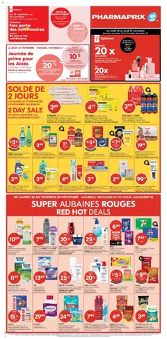 Preview of leaflet Flyer / circulaire from shop Pharmaprix is valid from Nov 22, 2025