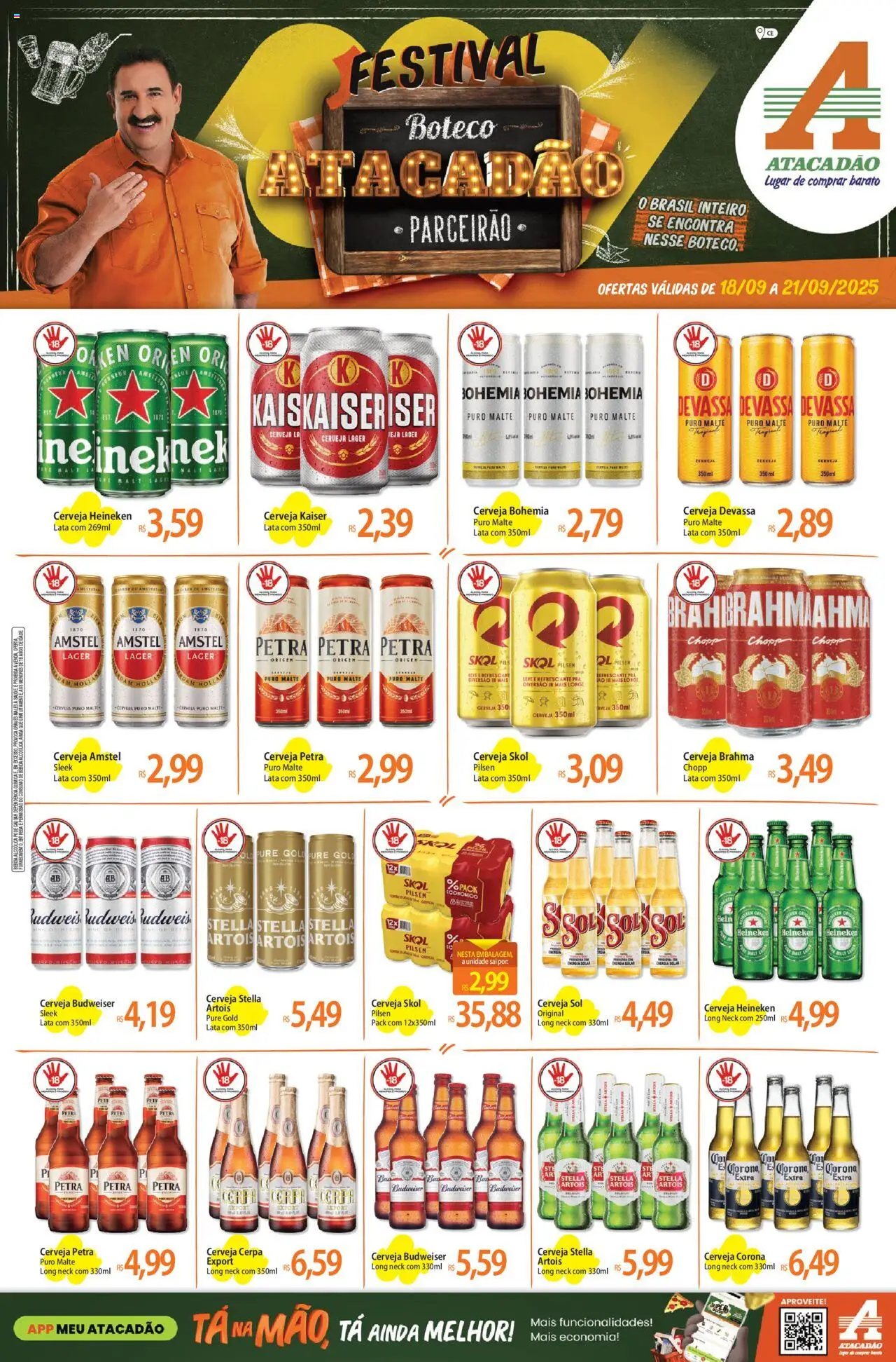 Atacadão folheto "Ofertas - CE" válido a partir de 18/09/2025 - número de página 1