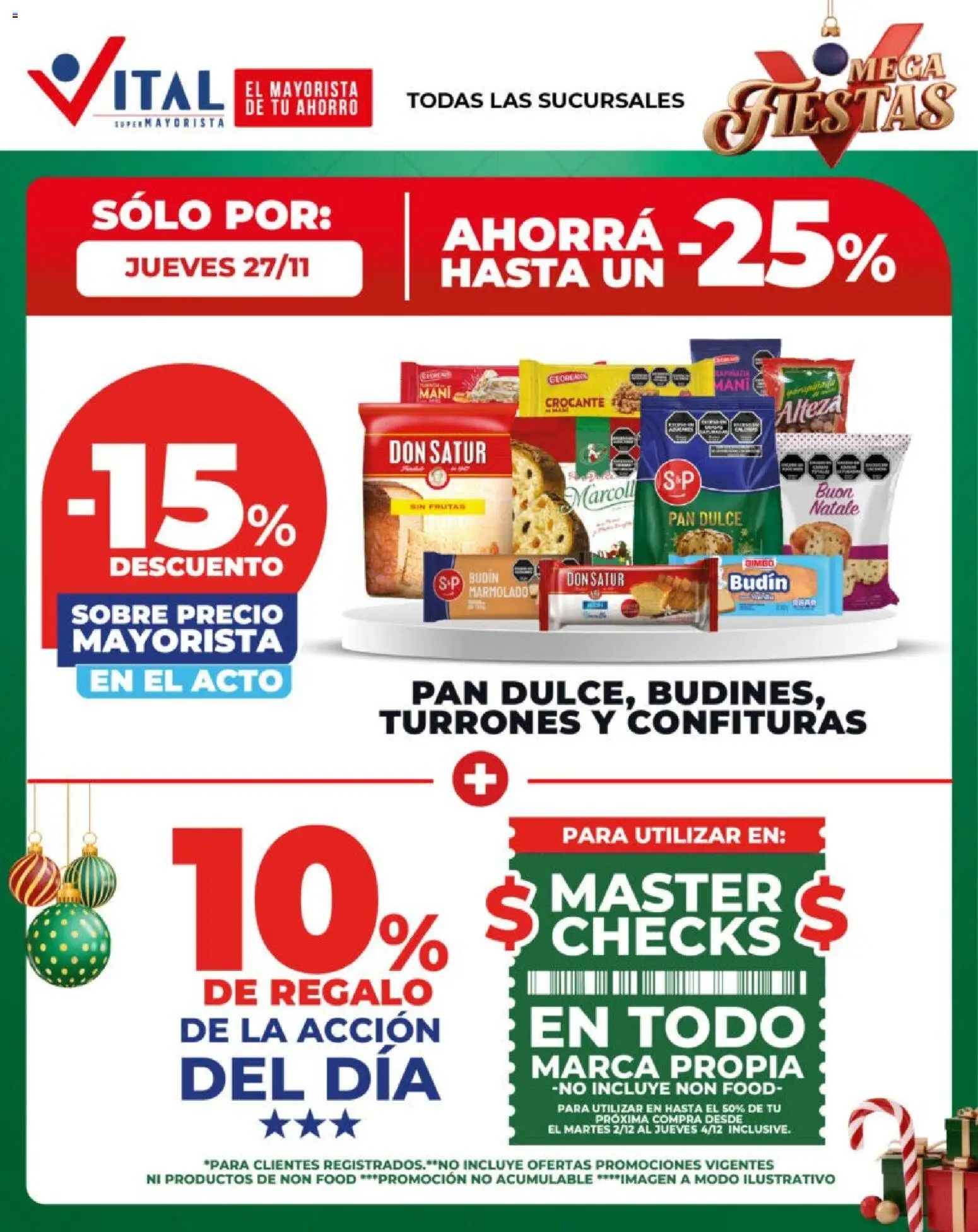 Vista previa del folleto de la tienda Vital válido desde el 27/11/2025 