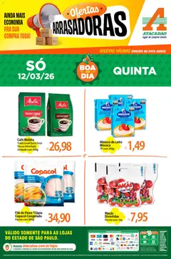 Pré-Visualização do folheto "Atacadão ofertas - SP" da loja Atacadão válido a partir de 12/03/2026