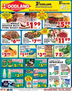Ad Preview of Foodland Weekly Ad - Supermarkets from 11/12/2025