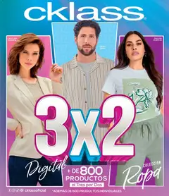 Vista previa las ofertas de la tienda Cklass - Cklass catálogo 3X2 Digital Ropa desde el 14/04/2026 