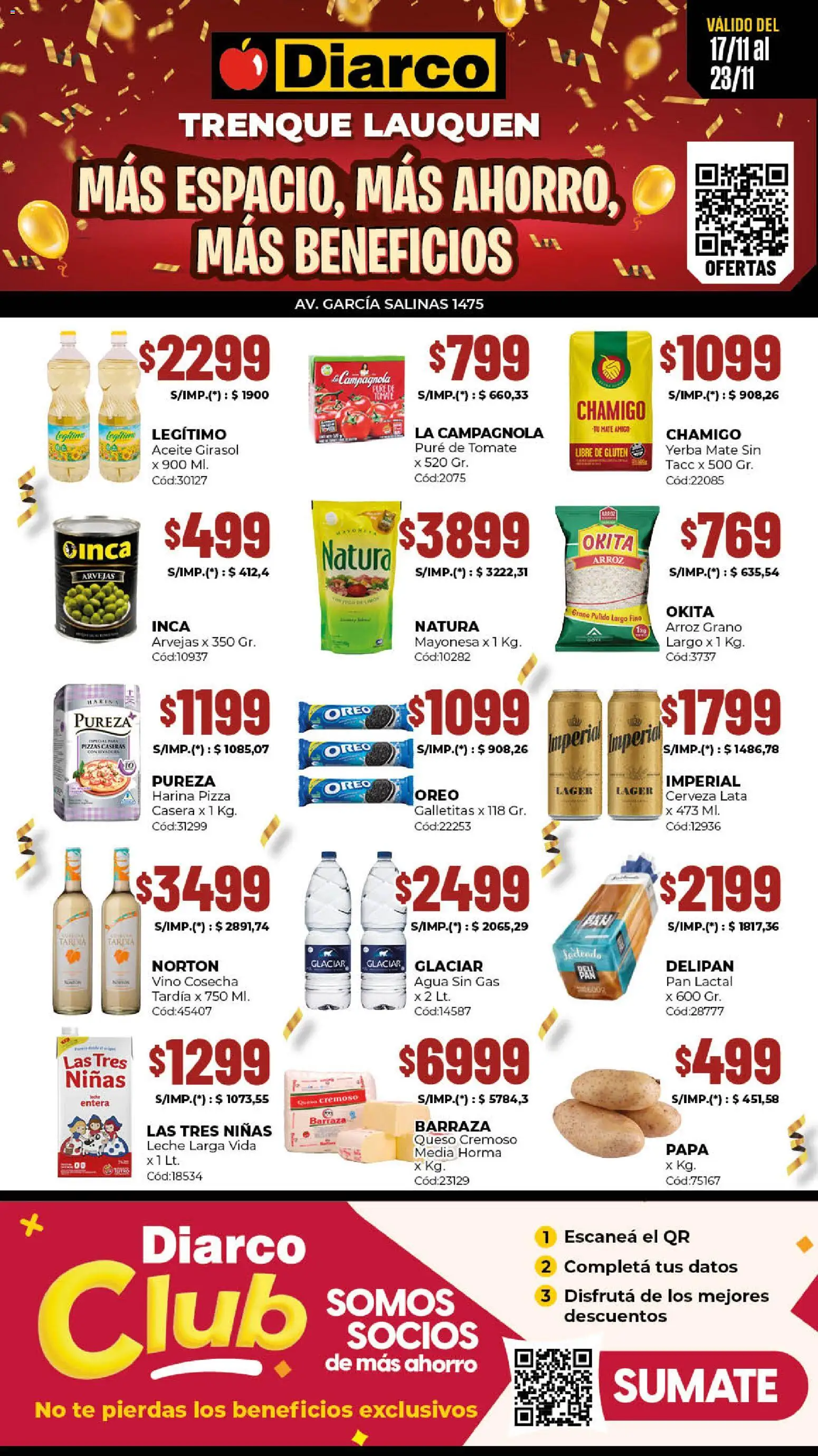 Vista previa del folleto de la tienda Diarco válido desde el 17/11/2025 