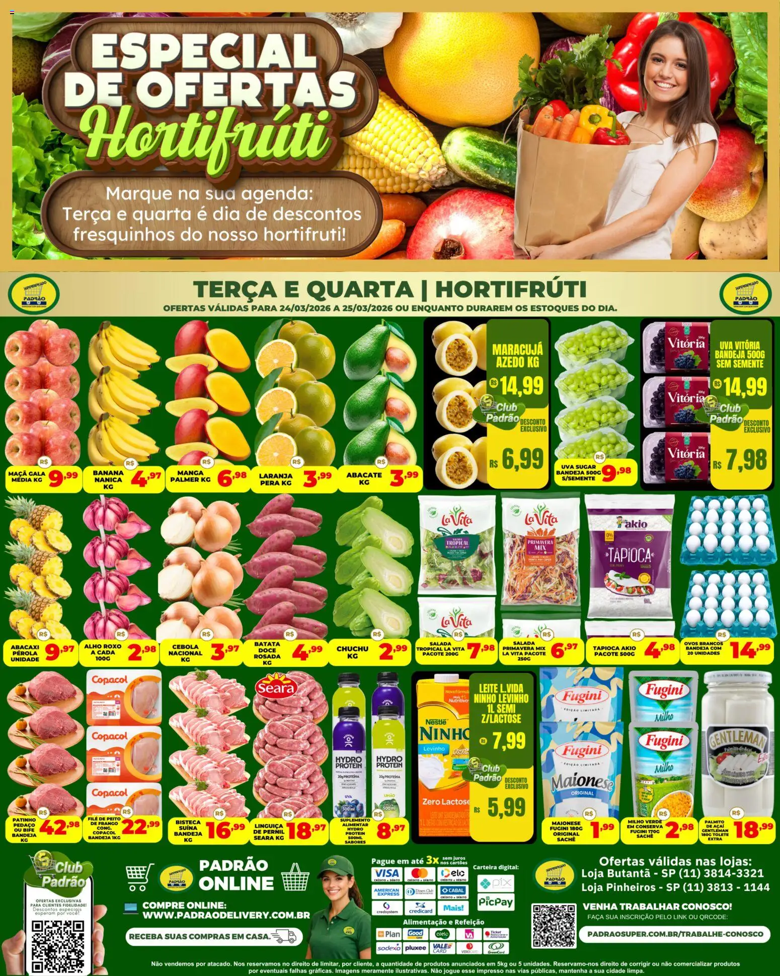 Pré-Visualização do folheto "Supermercado Padrão ofertas Hortifruti" da loja Supermercado Padrão válido a partir de 24/03/2026