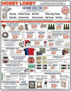 Ad Preview of Hobby Lobby Weekly Ad from 09/28/2025