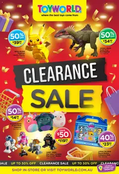 Preview of catalogue Catalogue from shop Toyworld valid 20/07/2025