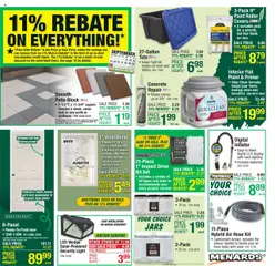Ad Preview of Menards Weekly Ad from 09/10/2025