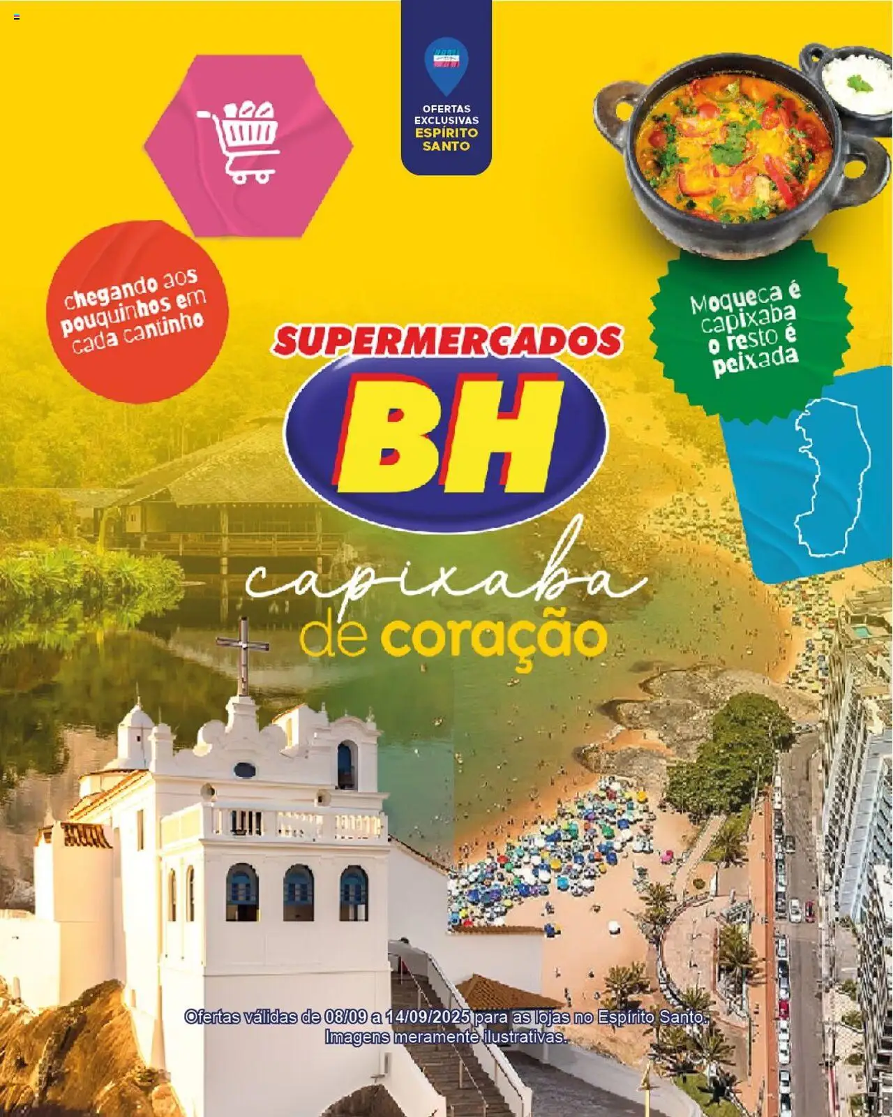 Supermercados BH folheto "Ofertas da semana" válido a partir de 08/09/2025 - número de página 1