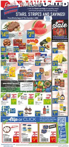 Ad Preview of Homeland Weekly Ad from 08/27/2025
