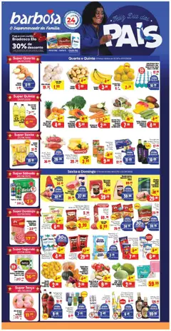 Pré-Visualização do folheto "Ofertas Lojas P" da loja Barbosa Supermercados válido a partir de 30/07/2025