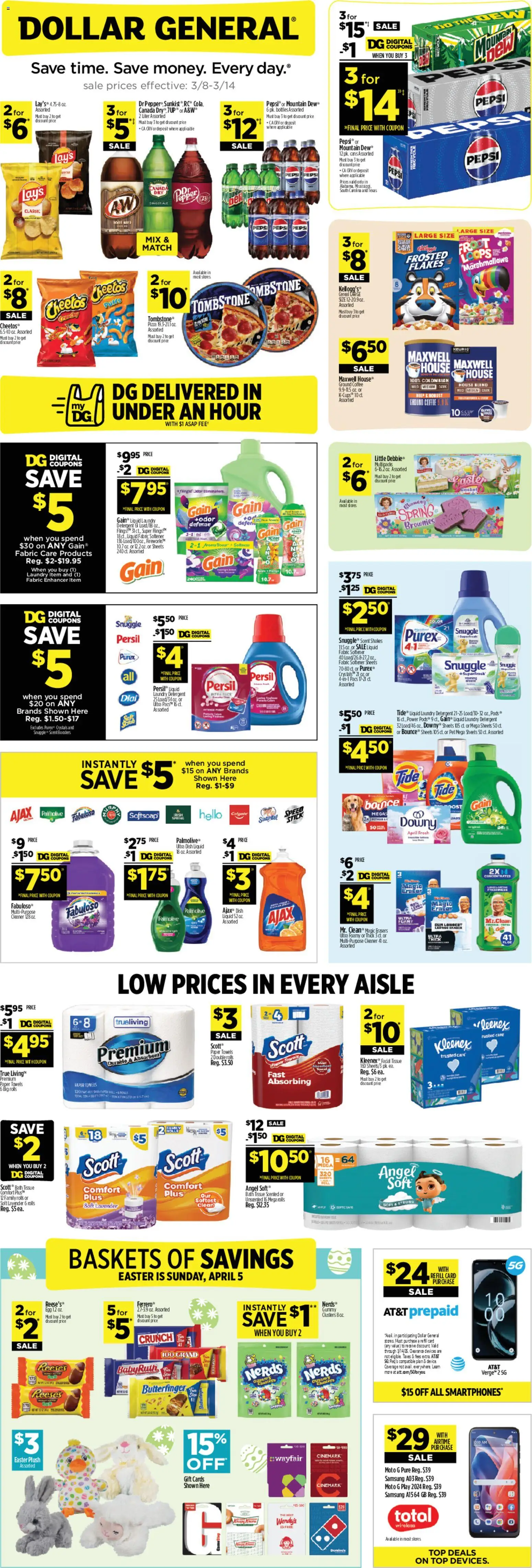Ad Preview of Dollar General Dollar General Weekly Ad from 03/08/2026
