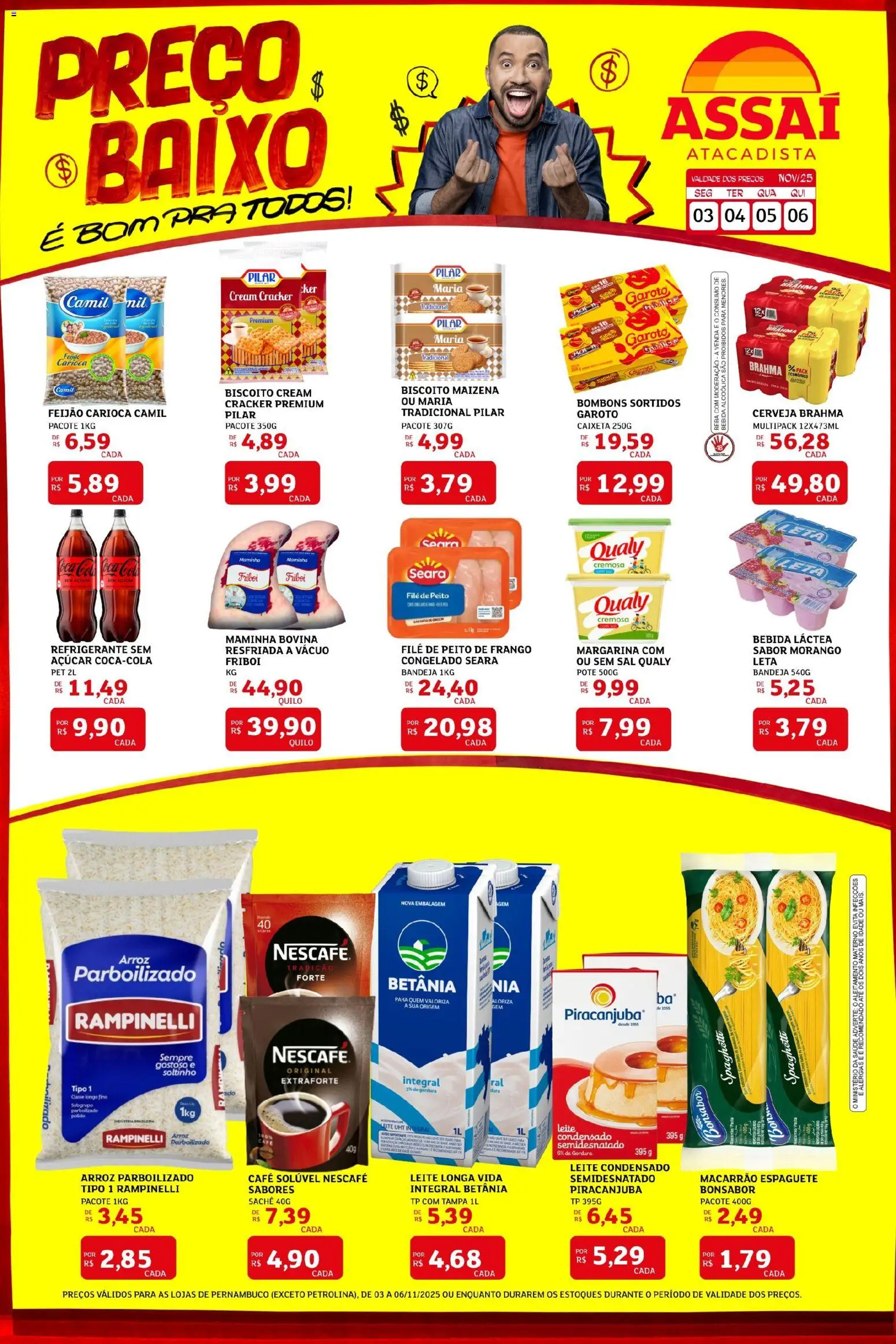 Pré-Visualização do folheto "Encarte - PE" da loja Assaí Atacadista válido a partir de 03/11/2025