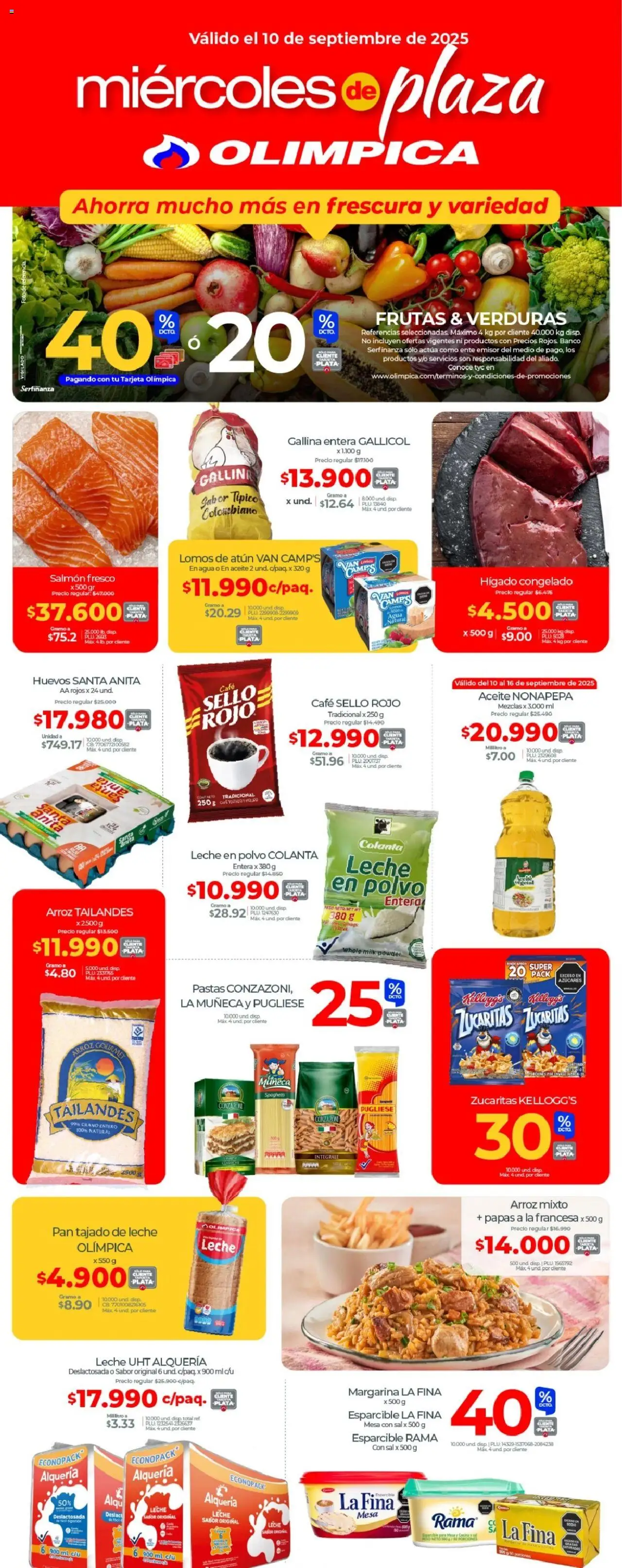 Olímpica Catálogo: 10/09/2025 - 11/09/2025 > Últimas Ofertas pagina numero 1
