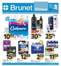 Un aperçu du dépliant Brunet flyer - Clinique du magasin Brunet est valide à partir 9 avr. 2026