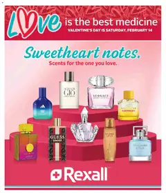 Preview of leaflet Valentine's Fragrance Guide 2026 from shop Rexall is valid from Jan 16, 2026
