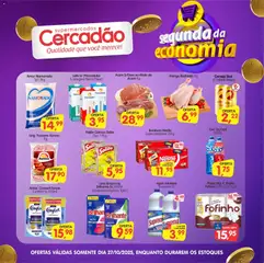 Pré-Visualização do folheto "Ofertas da semana" da loja Cercadão válido a partir de 27/10/2025
