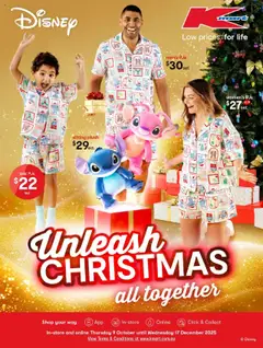 Preview of catalogue Unleash Christmas All together from shop Kmart valid 09/10/2025