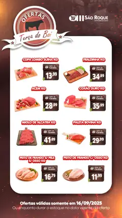 Pré-Visualização do folheto "Ofertas da semana" da loja São Roque Supermercados válido a partir de 16/09/2025