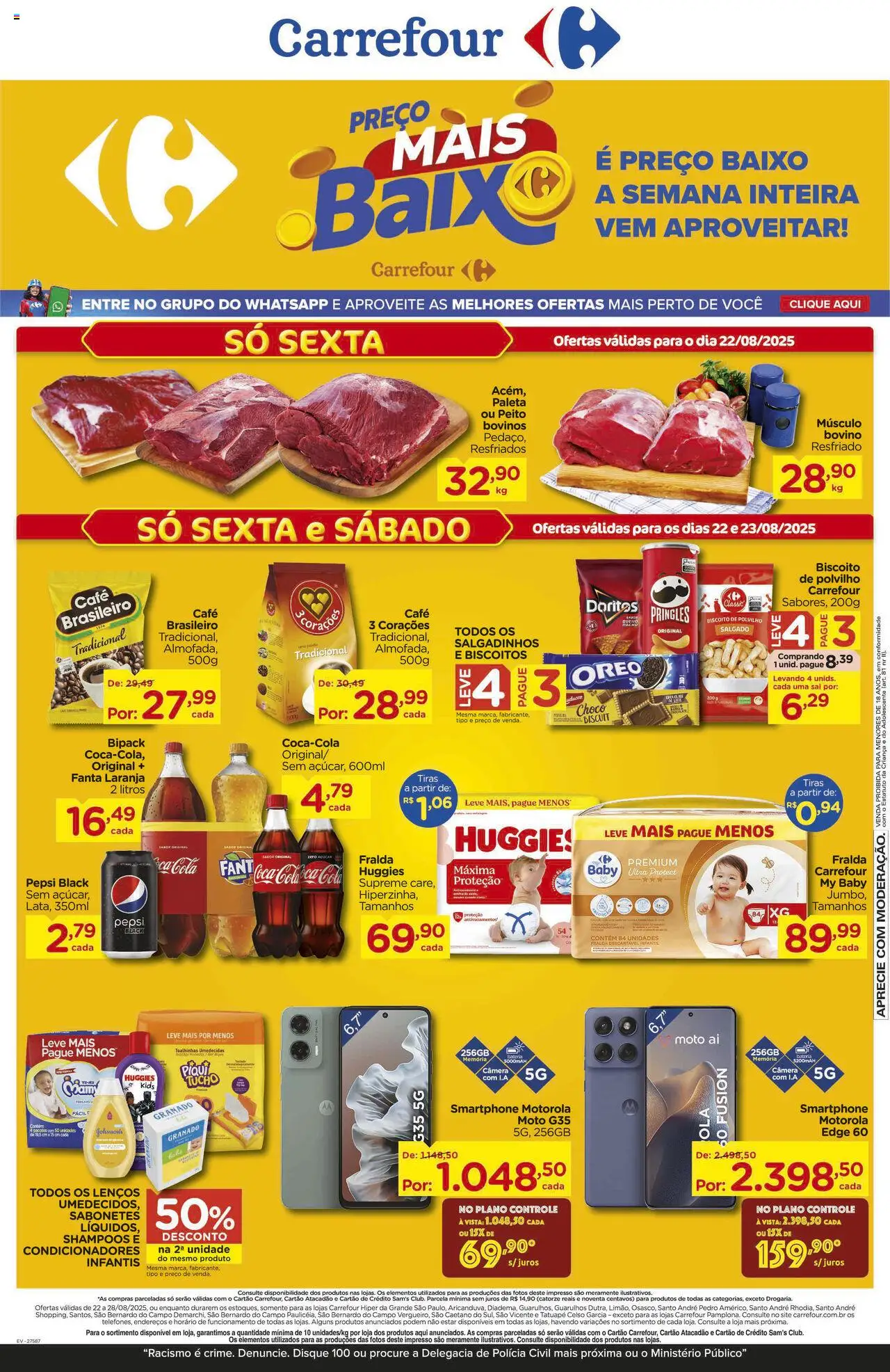 Carrefour folheto "Ofertas da semana" válido a partir de 22/08/2025 - número de página 1