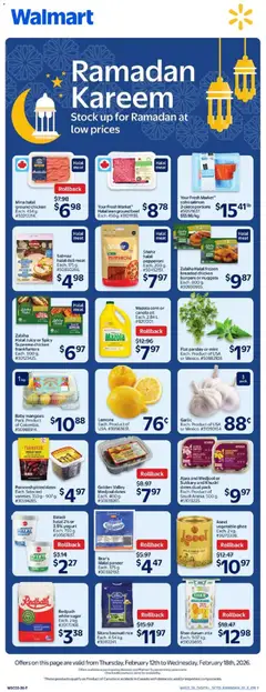 Preview of leaflet Ramadan flyer from shop Walmart is valid from Feb 12, 2026