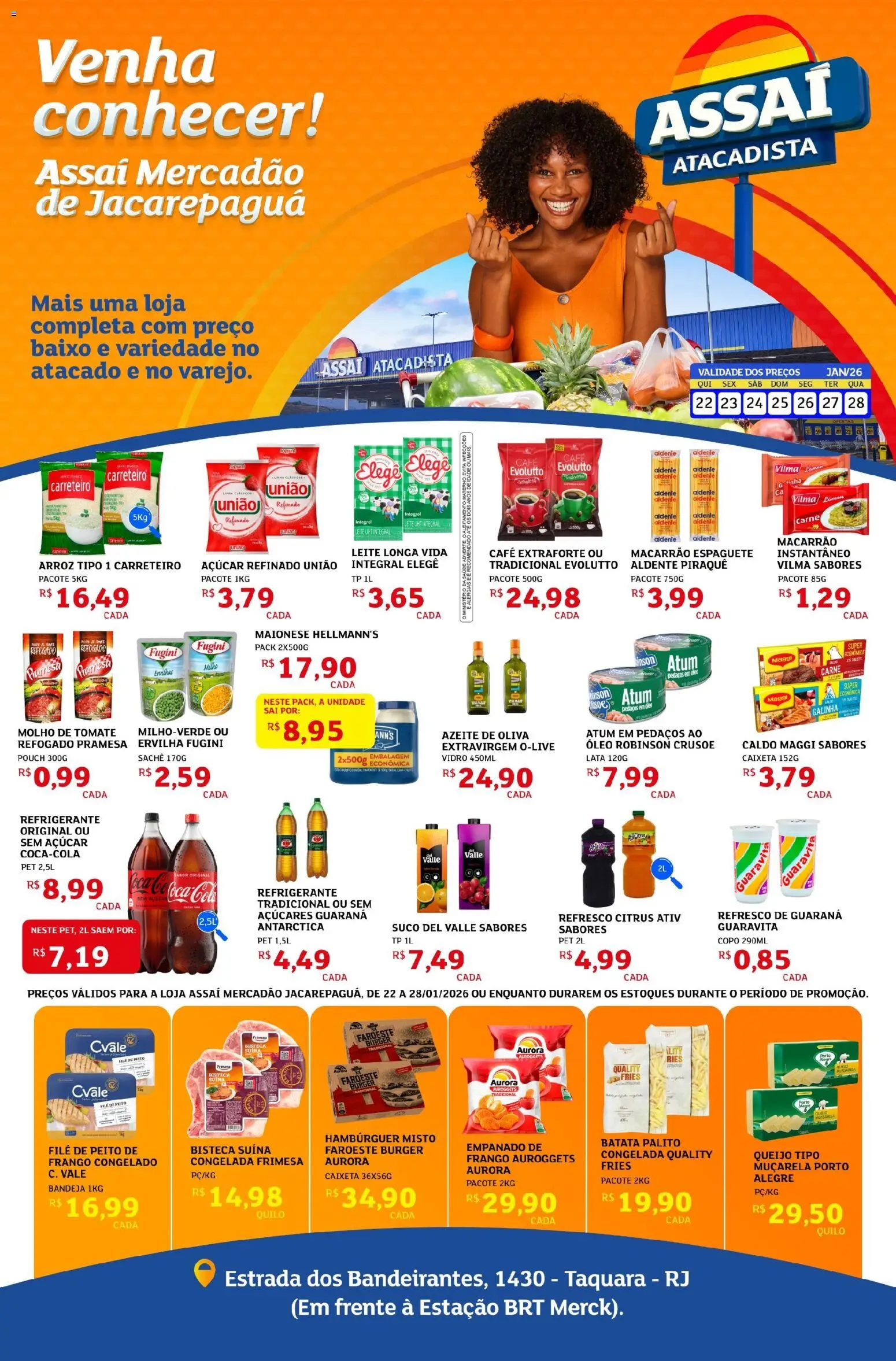 Pré-Visualização do folheto "Encarte - Folheto" da loja Assaí Atacadista válido a partir de 22/01/2026