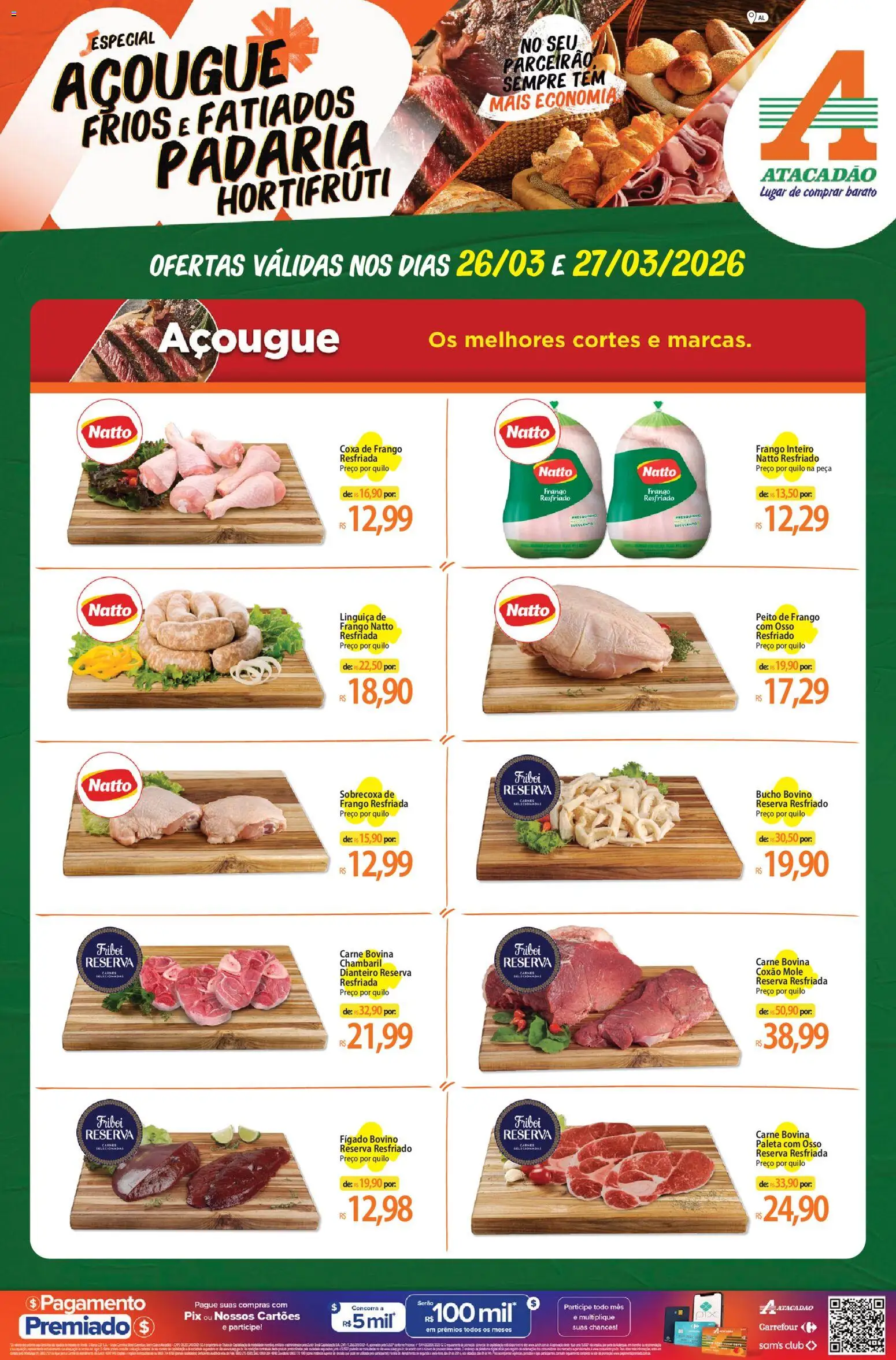 Pré-Visualização do folheto "Atacadão ofertas - AL" da loja Atacadão válido a partir de 26/03/2026