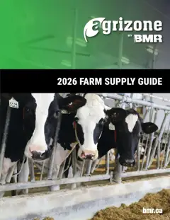 Un aperçu du dépliant Agrizone - 2026 Farm Supply Guide du magasin BMR est valide à partir 9 janv. 2026