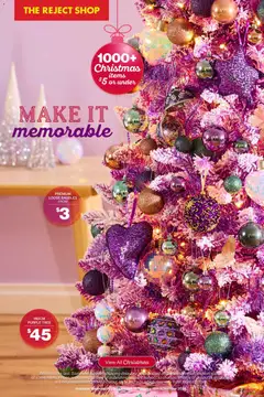 Preview of catalogue Catalogue from shop The Reject Shop valid 29/10/2025