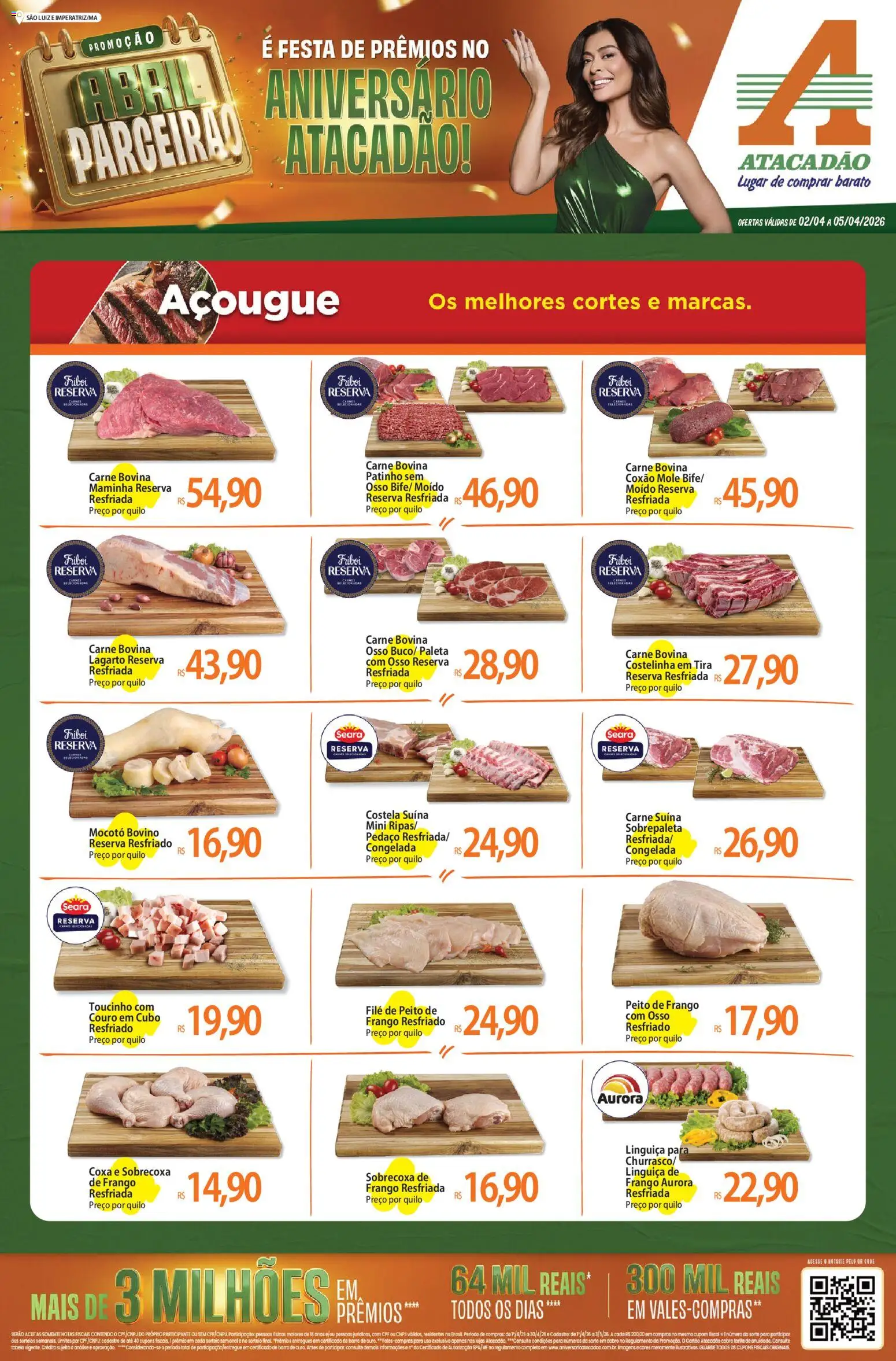 Pré-Visualização do folheto "Atacadão ofertas - MA" da loja Atacadão válido a partir de 02/04/2026