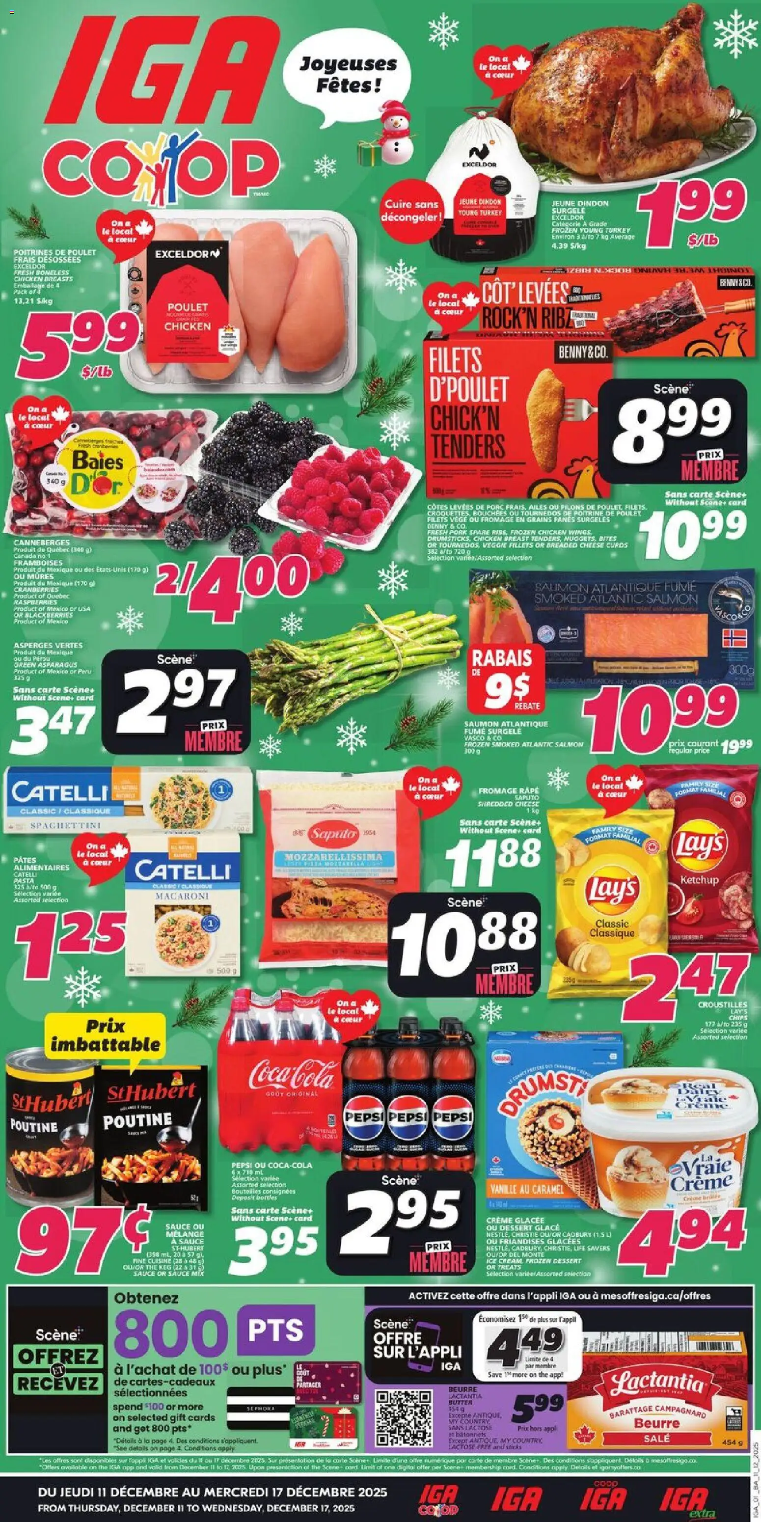 Preview of leaflet New Brunswick from shop IGA is valid from Dec 11, 2025