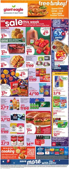 Ad Preview of Giant Eagle Weekly Ad from 10/30/2025 | Page: 1