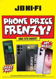 Preview of catalogue Catalogue from shop JB Hi-Fi valid 7 Aug 2025