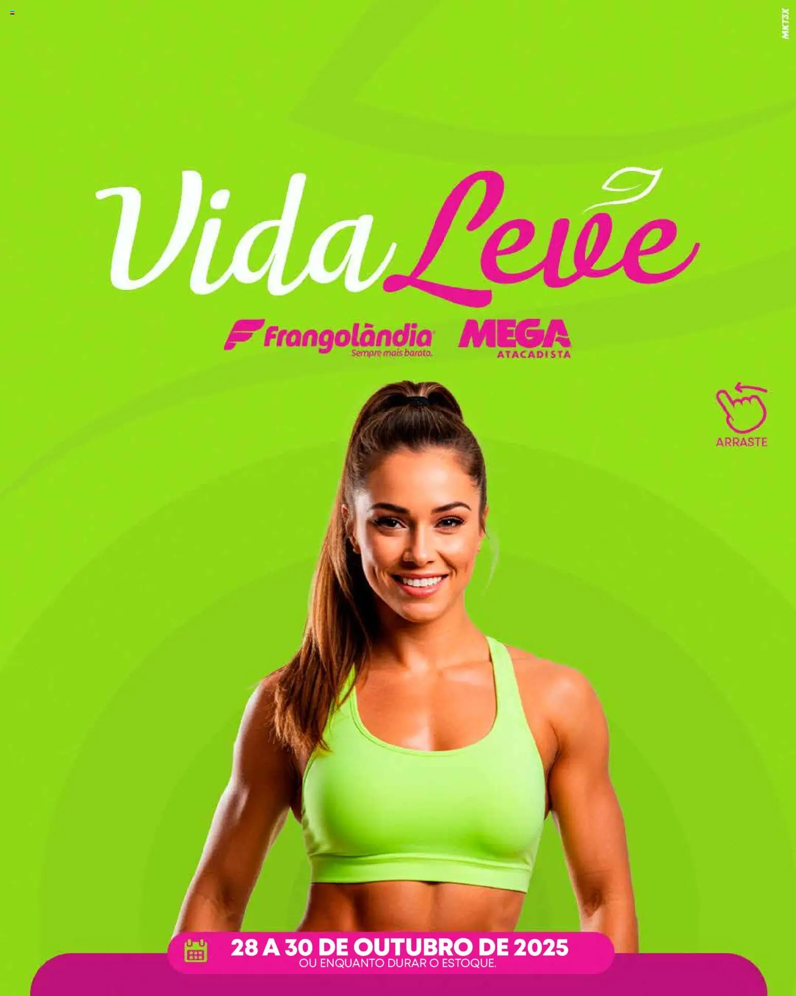 Pré-Visualização do folheto "Ofertas Vida Leve" da loja Frangolândia válido a partir de 28/10/2025