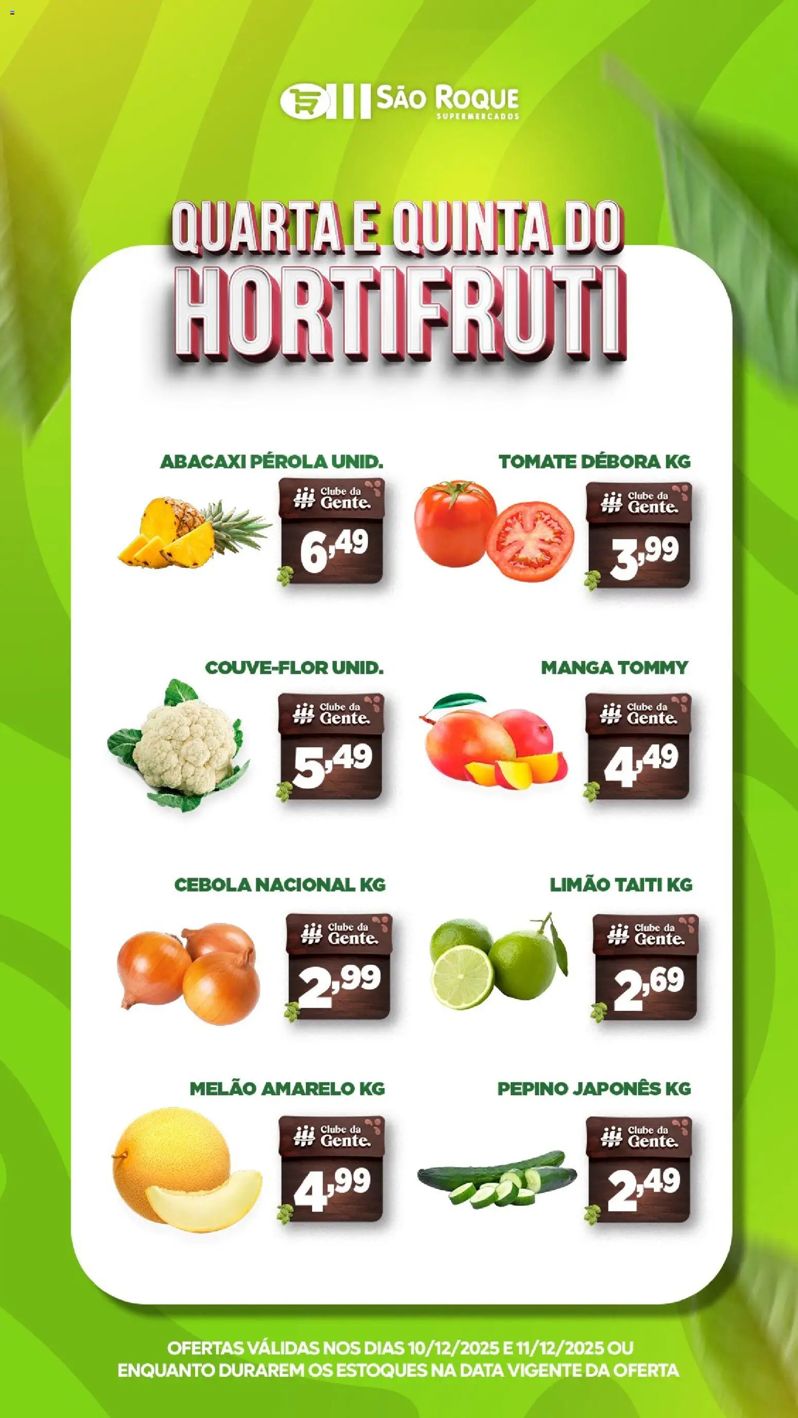 Pré-Visualização do folheto "Ofertas da semana" da loja São Roque Supermercados válido a partir de 10/12/2025