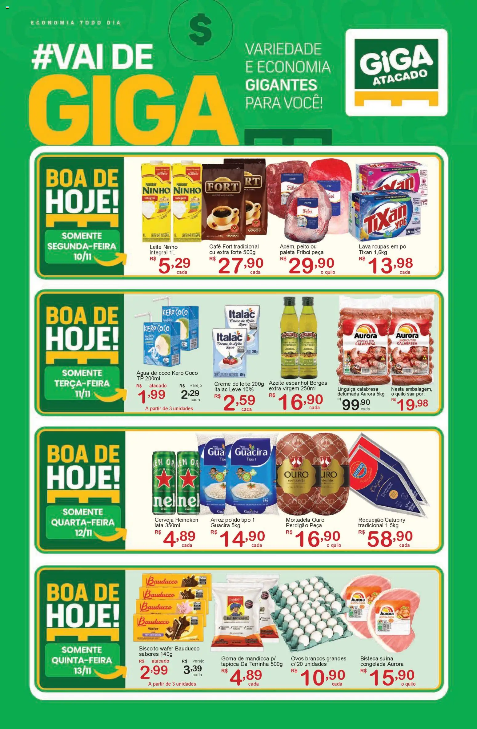 Pré-Visualização do folheto "Ofertas da semana" da loja GIGA Atacado válido a partir de 10/11/2025
