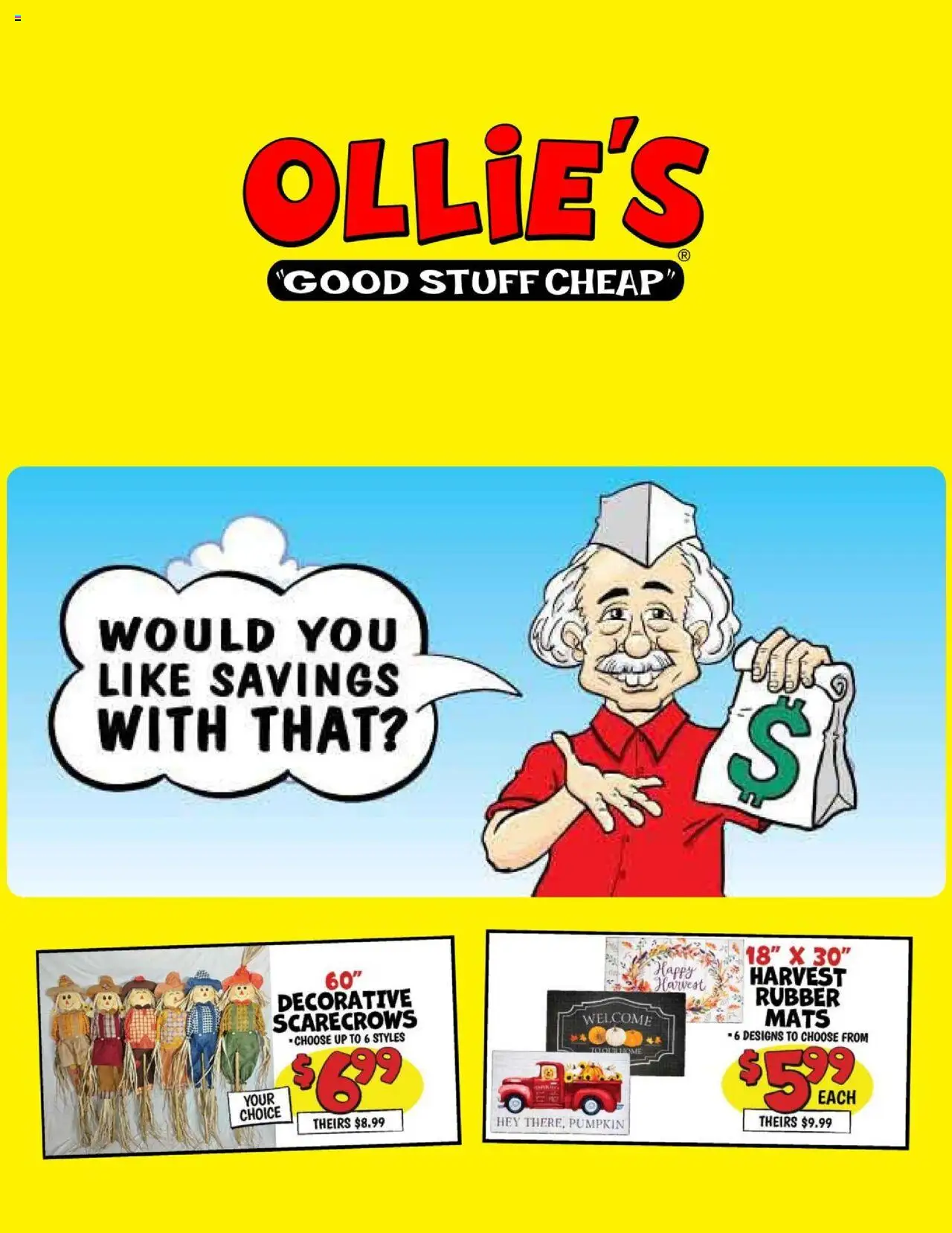 Ollie's Weekly Ad from 09/19/2025 - Flyer - Page number 1