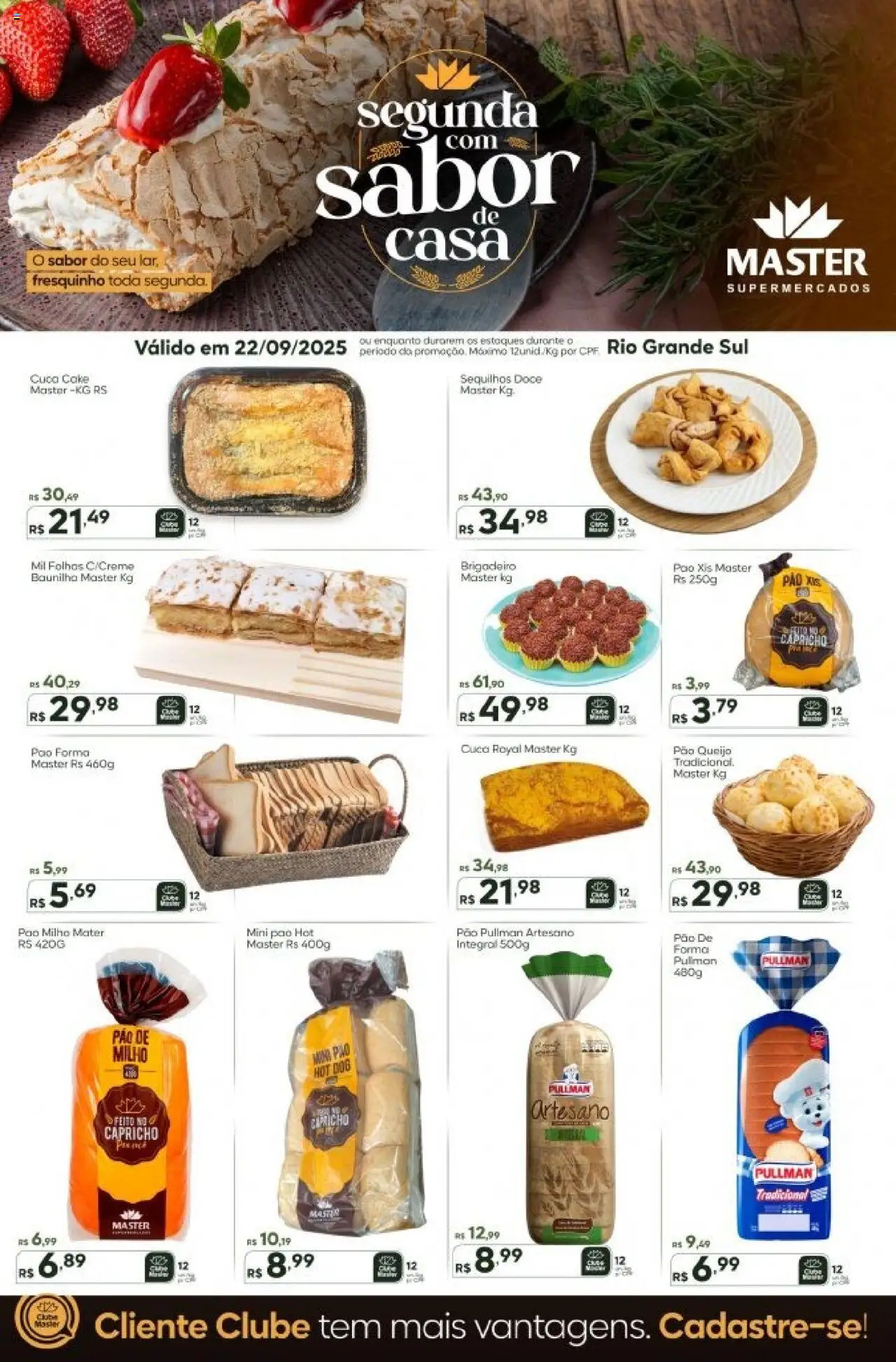 Master folheto "Ofertas do Dia" válido a partir de 22/09/2025 - número de página 1