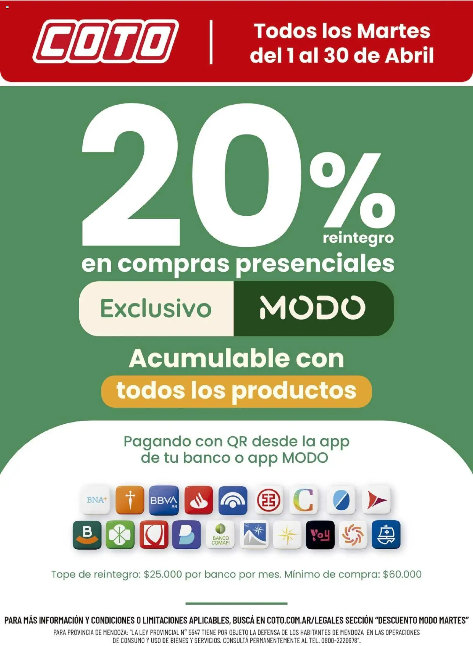Vista previa del folleto de la tienda Coto válido desde el 01/04/2026 