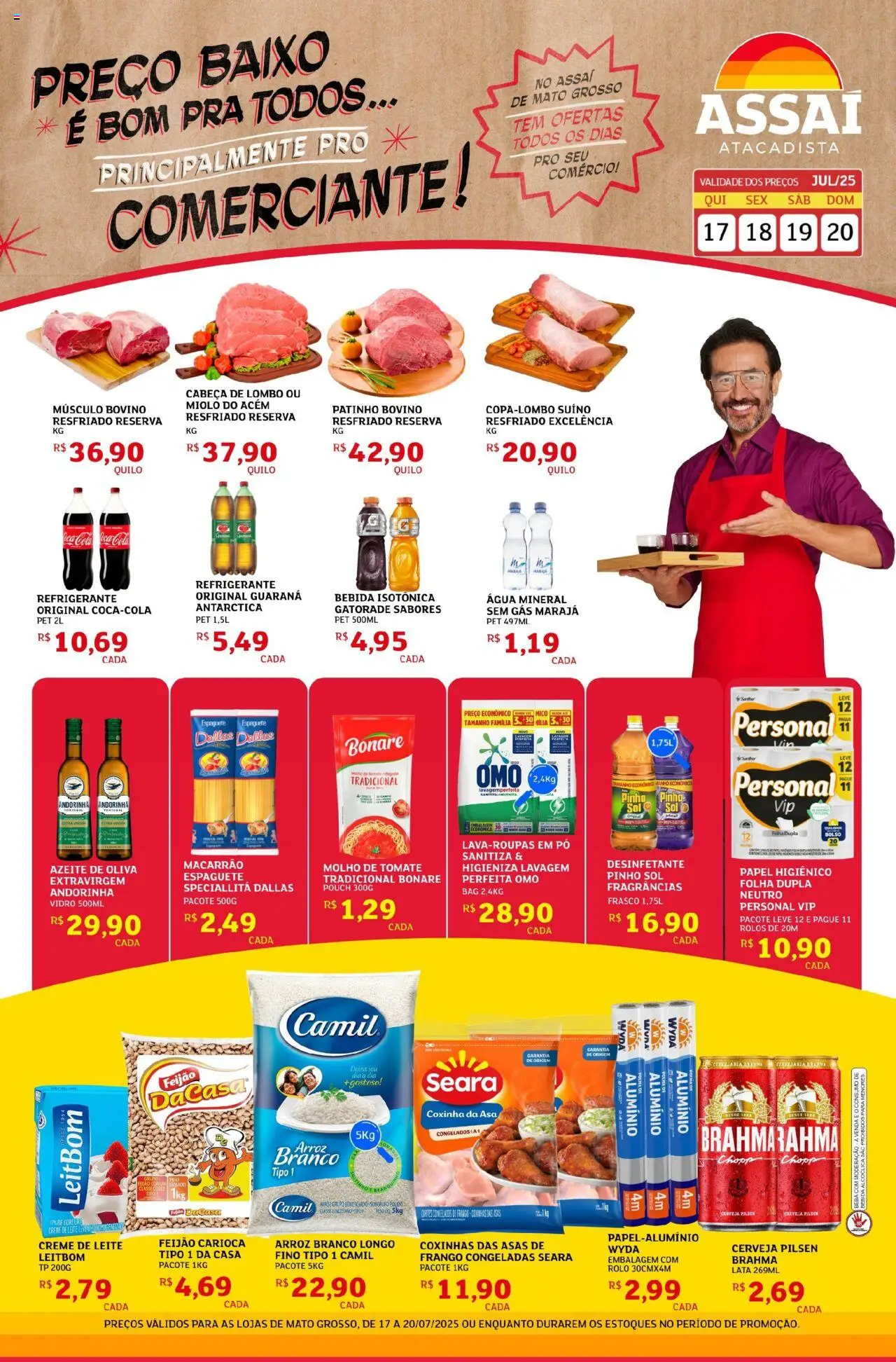 Assaí Atacadista folheto "Encarte - MT" válido a partir de 17/07/2025 - número de página 1