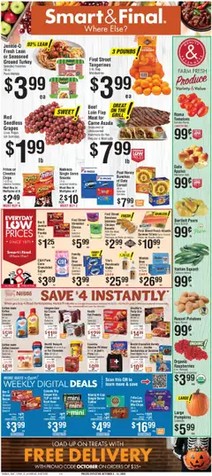 Ad Preview of Smart & Final Weekly Ad from 10/08/2025
