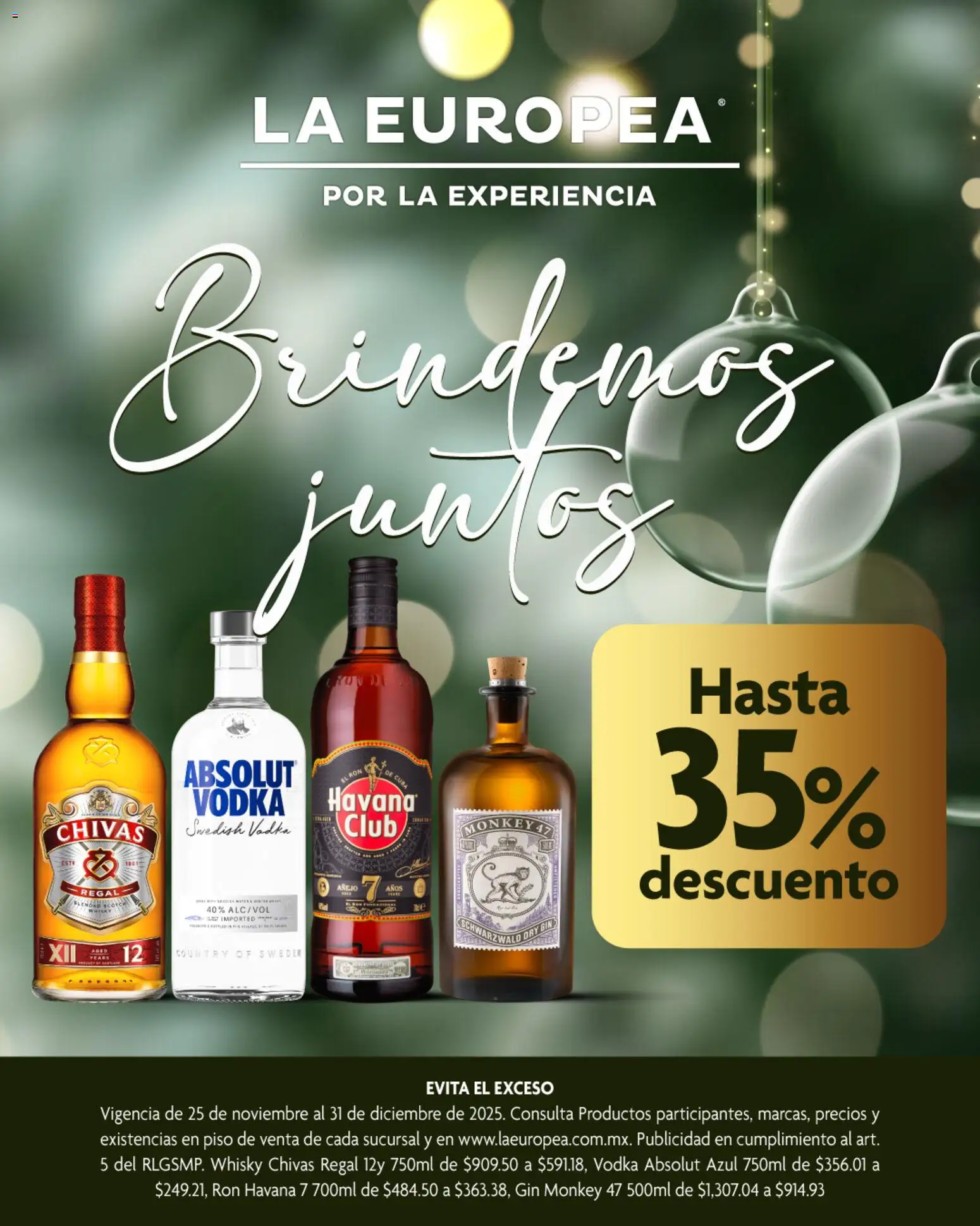Vista previa las ofertas de la tienda La Europea - Catálogo Brindemos juntos desde el 25/11/2025 
