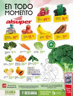 Vista previa las ofertas de la tienda Alsuper - Folleto desde el 11/11/2025 | Página: 1