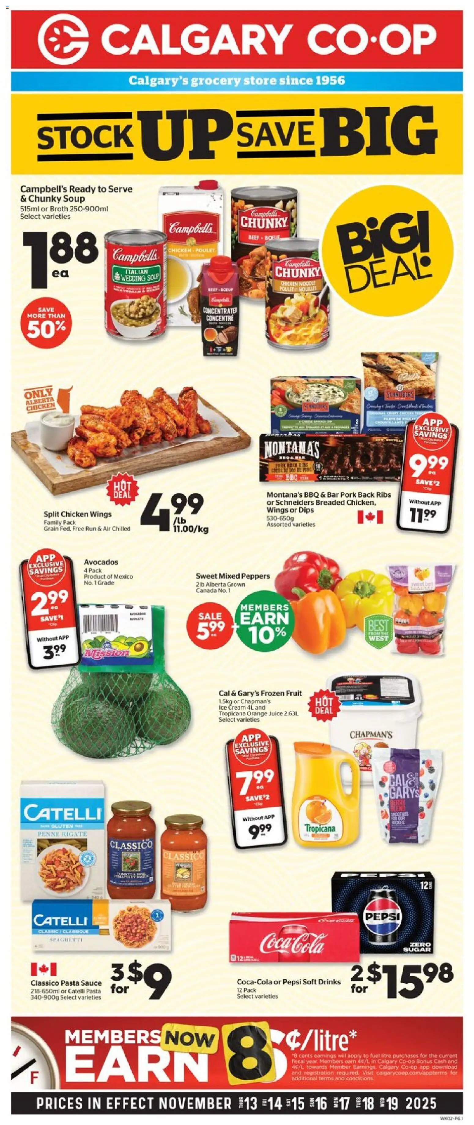 Preview of leaflet Weekly flyer / circulaire from shop Calgary Co-op is valid from Nov 13, 2025